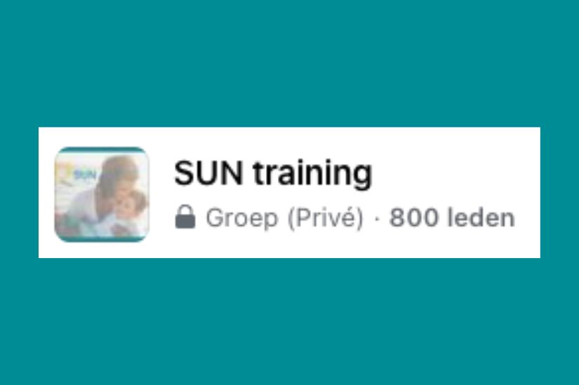 SUN training voor vrouwen met urineverlies na bevalling Facebook groep van de SUN training voor vrouwen met urineverlies na bevalling