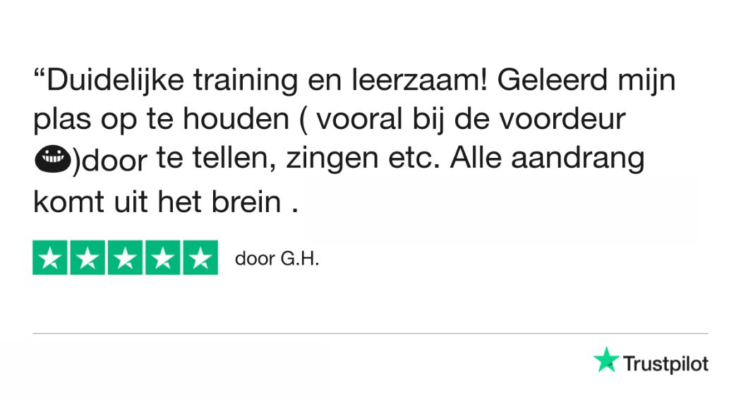 Review GH Rust in je blaas training