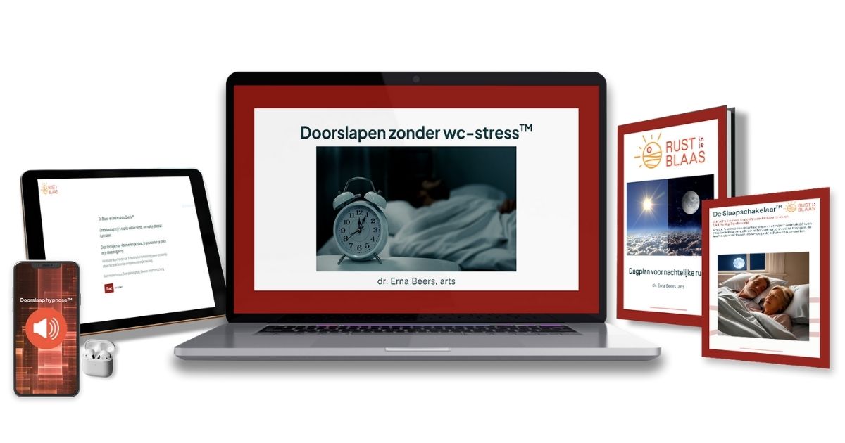 Het Doorslaap Systeem™ transparant Foto van de onderdelen van Het Doorslaap Systeem™